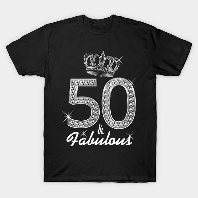 Womens 50th Birthday Gift Diamond 1968 T shirt for Women T-Shirt by schaefersialice